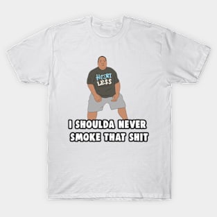 I Shoulda Never Smoke That Shit Meme T-Shirt